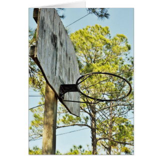 Cartão Hoop de basquetebol