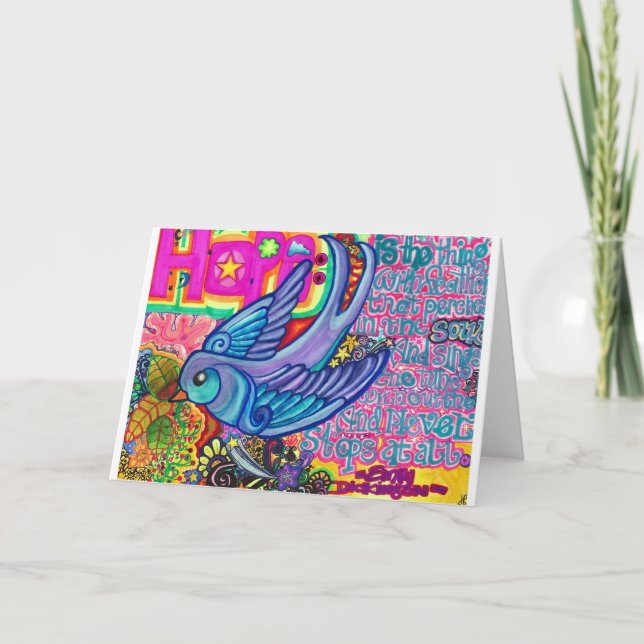 Cartão Hope. (Frente)