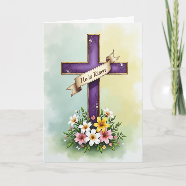 Cartão Hope And Renewal Floral Card (Frente)