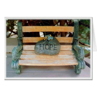 Cartão Hope Bench