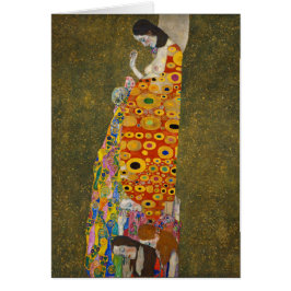 Cartão Hope II Gustav Klimt