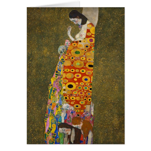 Cartão Hope II Gustav Klimt (Frente)