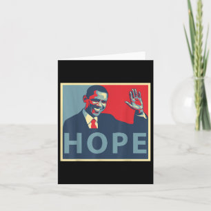 Cartão Hope Obama 44 Presidente