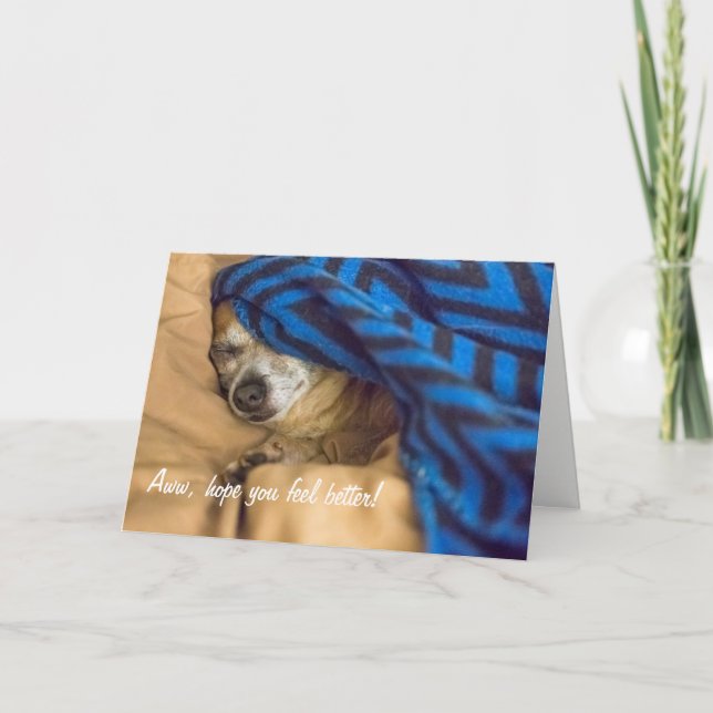 Cartão Hope You Feel Better Greeting Card (Frente)