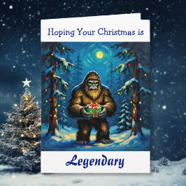 Cartão Hope your Christmas is a Whooping Good Time  