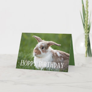 Cartão Hoppy Birthday Bunny