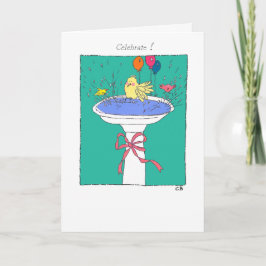 Cartão "Hoppy" Birthday Card