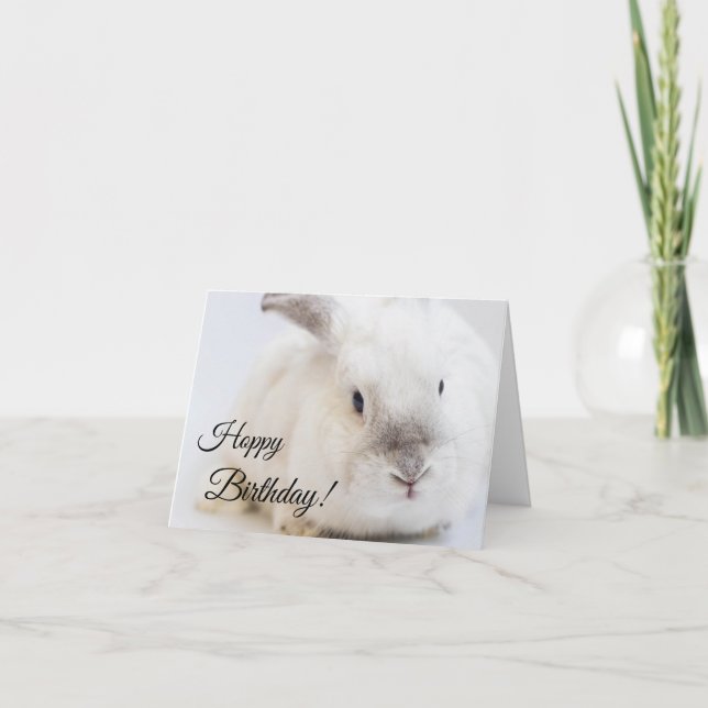Cartão Hoppy Birthday greeting card (Frente)