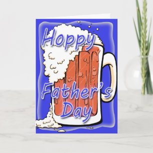 Cartão Hoppy Father's Day Ale Mug