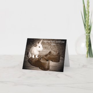 Cartão Hoppy Father's Day Card, Featuring a Cute Bunny