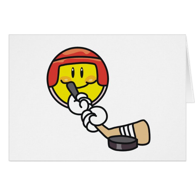 Cartão Hóquei (Frente Horizontal)