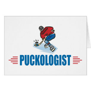 Cartão Hóquei Humorístico no Gelo