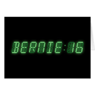 Cartão Hora de Bernie Sanders
