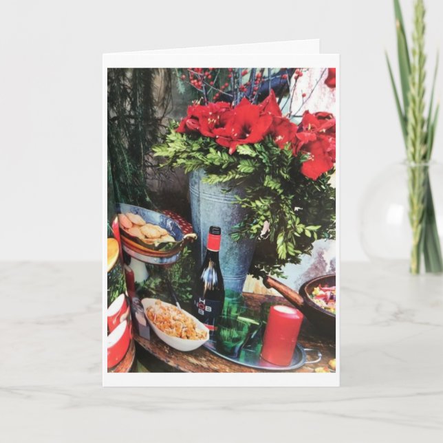 CARTÃO HORA DE CELEBRAR FAMÍLIA E AMIGOS "NATAL" (Frente)