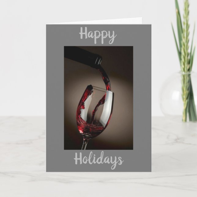 CARTÃO ***HORA DE CELEBRAR FÉRIAS** NO NATAL (Frente)