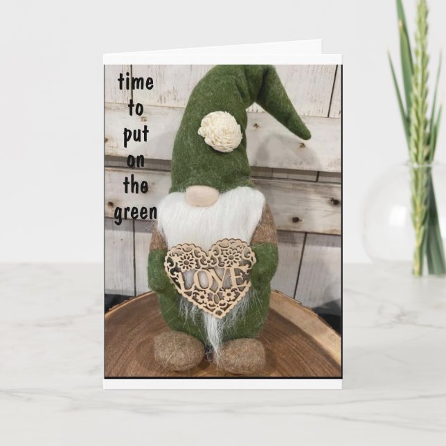 CARTÃO HORA DE "COLOCAR O VERDE" E CELEBRAR A RUA. PATRIC (Frente)