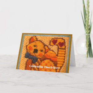 Cartão Hora de comemoração Feliz Aniversário de Gato 2