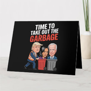 Cartão Hora De Despejar O Lixo