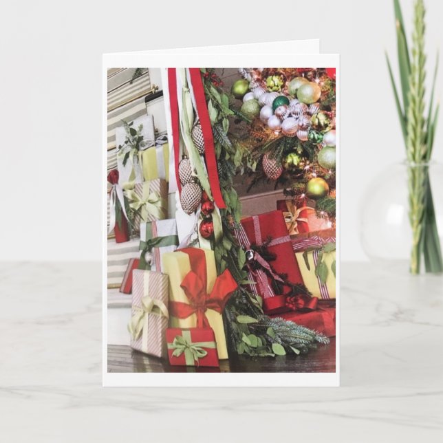 CARTÃO ****HORA DE FAMÍLIA E AMIGOS NATAL WISH*** (Frente)