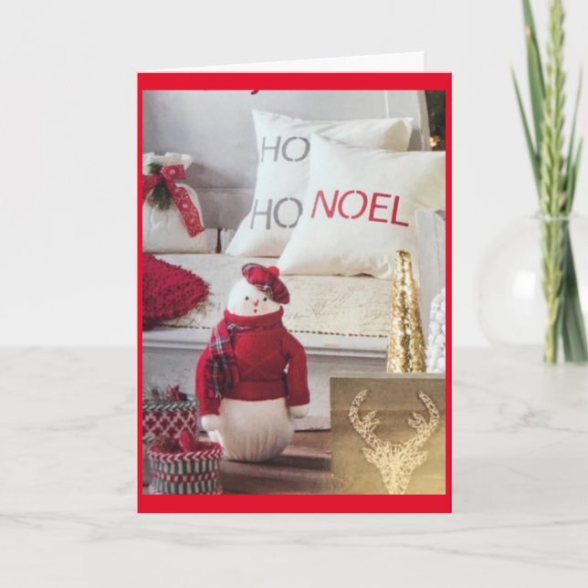 CARTÃO ****HORA DE FAMÍLIA E AMIGOS NATAL WISH*** (Frente)