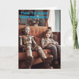 Cartão Hora de fazer novos amigos - Vazio Dentro
