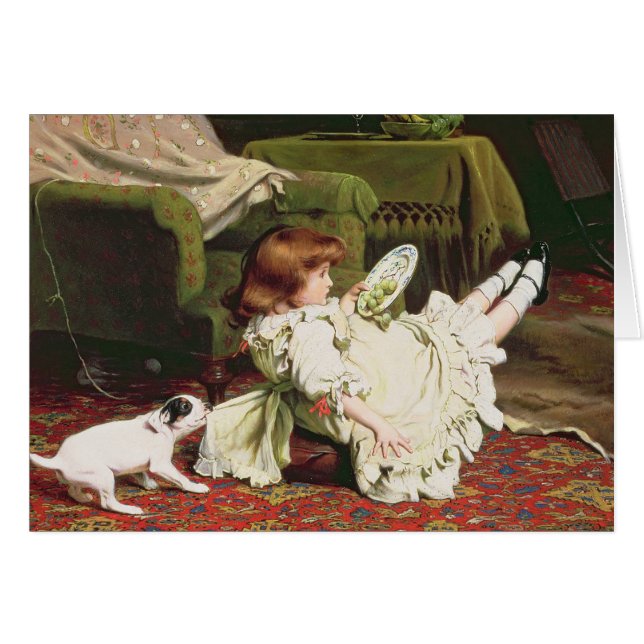 Cartão Hora de jogar, 1886 (Frente Horizontal)