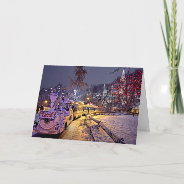 Cartão Hora De Natal Em Viena (Frente)