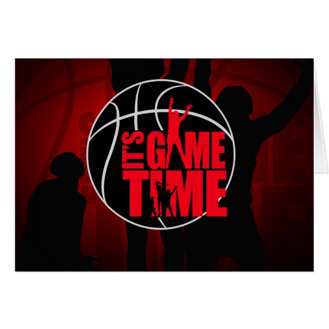 Cartão Hora do Jogo - Vermelho (Frente Horizontal)