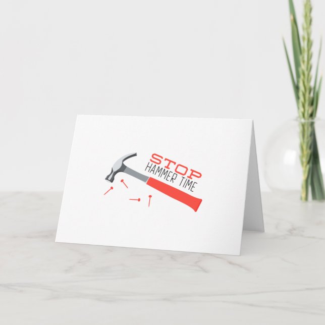 Cartão Hora do Martelo (Frente)