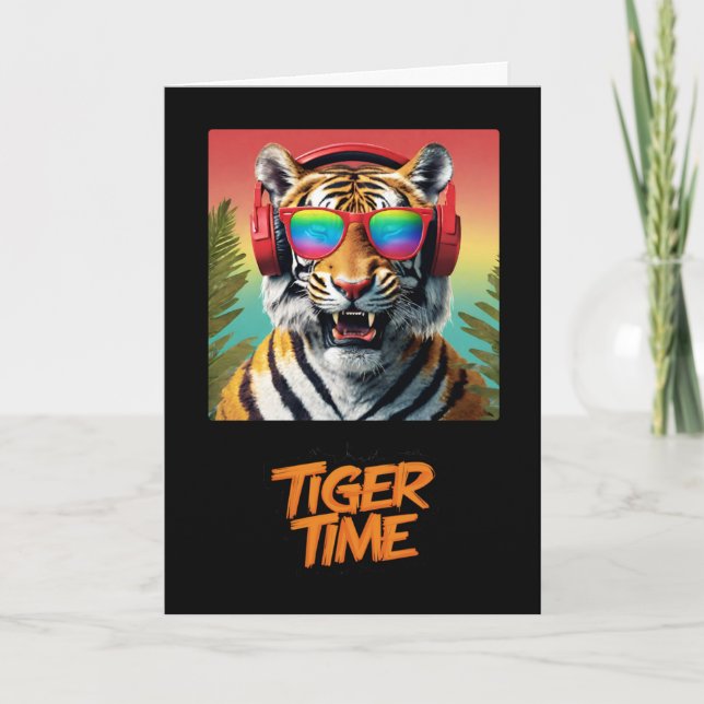 Cartão Hora do Tigre (Frente)