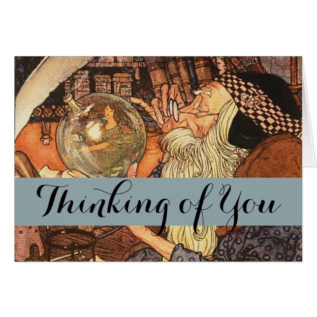 Cartão Hora Pai Antiquada de Ano Novo (Frente Horizontal)