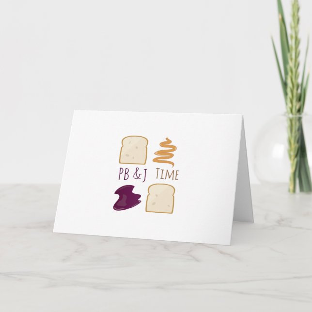 Cartão Hora PB &J (Frente)