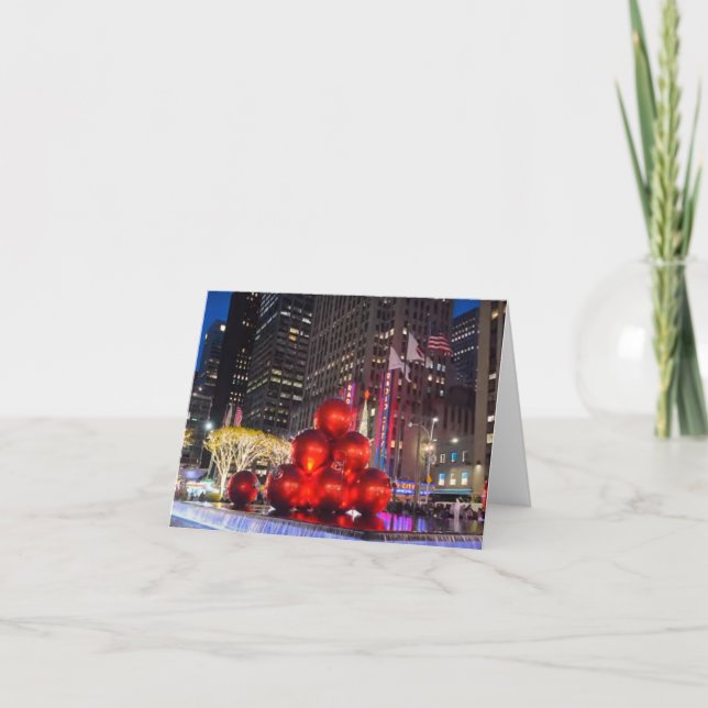 Cartão Horário de Natal da Radio City (Frente)