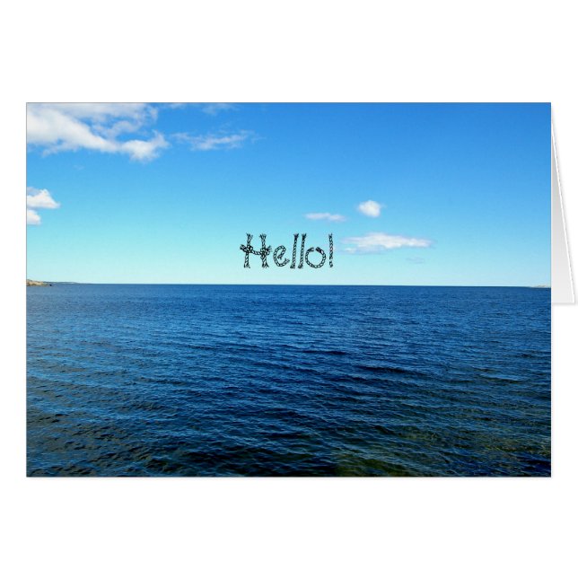 Cartão Horizon (Frente Horizontal)