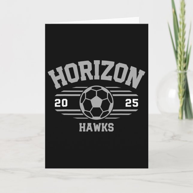 Cartão Horizon Hawks Futebol Byll 2025  (Frente)