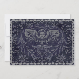 Cartão Horizontal 5x7 Anjo Negro