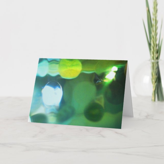 Cartão Horizontal Abstract Greeting (Frente)