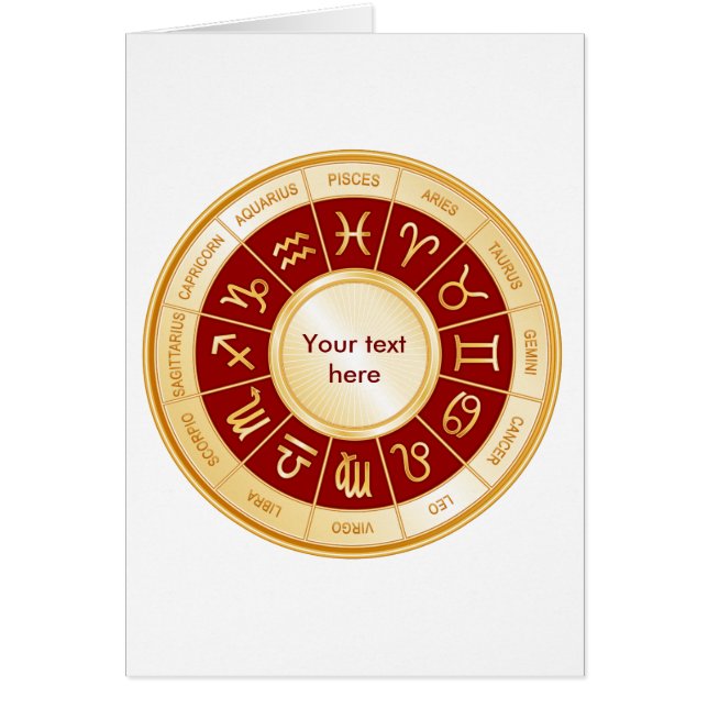 Cartão Horoscópio Mandala (Frente)
