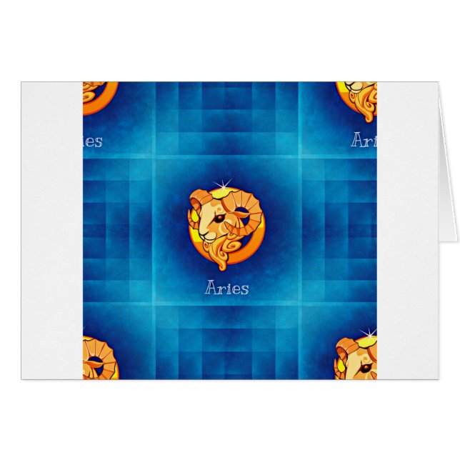 Cartão horóscopo (Frente Horizontal)