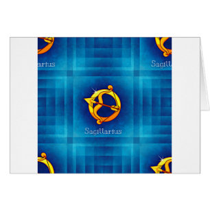 Cartão horóscopo sagitário