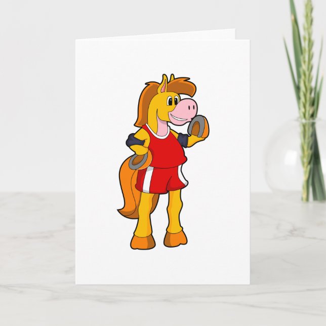 Cartão Horse as Runner (Frente)