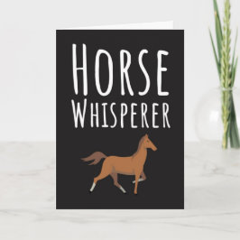 Cartão Horse Cards Equine Equestrian Animal Pony