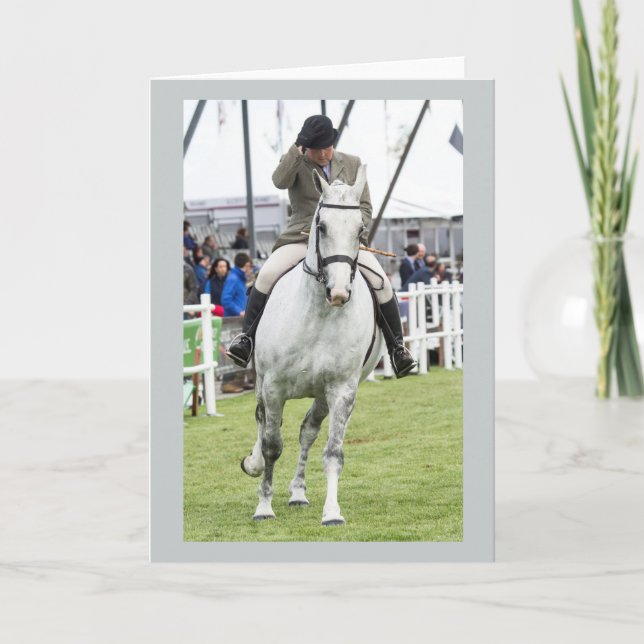 Cartão Horse Greetings Card (Frente)