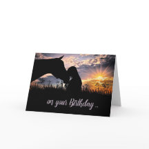 Horse Lover Aniversário Tender Cowgirl Momento