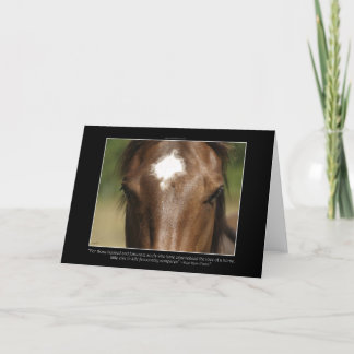 Cartão Horse & poem Greeting Cards or Note Cards