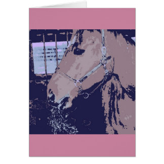 Cartão Horse Pop Art
