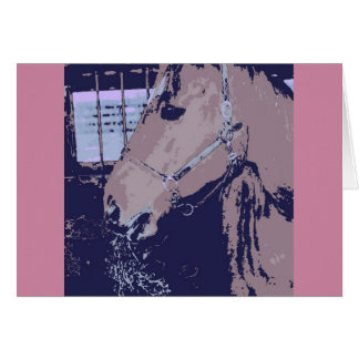 Cartão Horse Pop Art