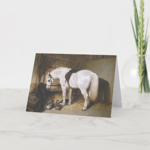 Cartão Horse Vintage Greeting Card