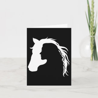 Cartão Horseback Riding - Horseman Equestri, treinador de