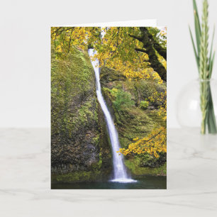 Cartão Horsetail Falls, Columbia River Gorge, Oregon